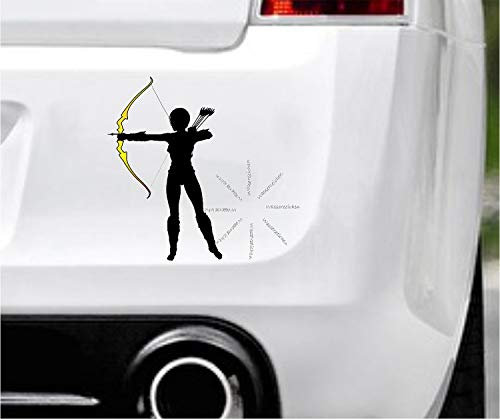 Sticker-Designs 30cm!Klebe-Folie Wetterfest Made-IN-Germany:Bogen-Schießen-Schütze-Sport B57 UV&Waschanlagenfest Auto-Aufkleber Profi-Qualität!
