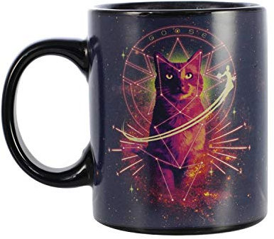 Marvel Captain Heat Reveal Goose Cat 11oz Ceramic Mug