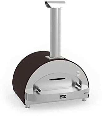 Forno a legna 4 Pizze grigio versione top Alfa Refrattari