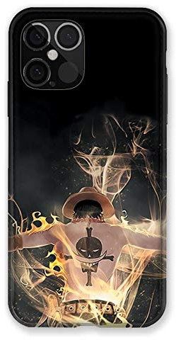 Cokitec Manga One Piece Ace Case for iPhone 12 Pro Max - Black