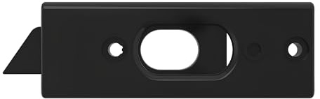 Brixwell Reversible Window Tilt Latch, 3-3/8 Length, Black Pack of 5 | Plastic Material, Dual-Side Sash Use, 3-3/8 L x 1-3/16 W, 2-5/16 CTC, 7/16 Nose Length, 5/16 Nose Projection