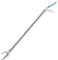 Zhihua Pinza per Immondizia, Raccoglitore di Rifiuti Pesanti, Raccoglitore Extra Lungo, Raccoglitore di Rifiuti, Raccoglitore da Giardino, Raccoglitore per Disabili, Immondizia Superiore,Blu,87cm