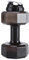 Water Bottle 75 Oz (2.2 L) Dumbbell Shaped Water Bottle Capacity BPA Flip Top Leak Proof lid Large Capacity Dumbbell Shaped Exercise Sports Water Bottle Fitness Gym Training Cup(black)