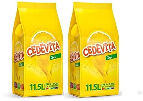 Cedevita Limone (Limun) Mix di bevande vitaminiche istantanee 2 x 900 g, produce 23 l di succo analcolico