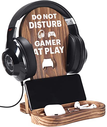 Best Gifts for Teens Boys Men - Gamer Gift for Teenage Boy - Headset Stand for Gaming, Game Teen Boy Room Decor, Gamer Gifts for Son Grandson Dad Boyfriend, Christmas Stocking Stuffers for Teen Boys