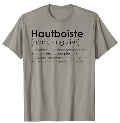 hautbois, définition de l'humour hautbois T-Shirt