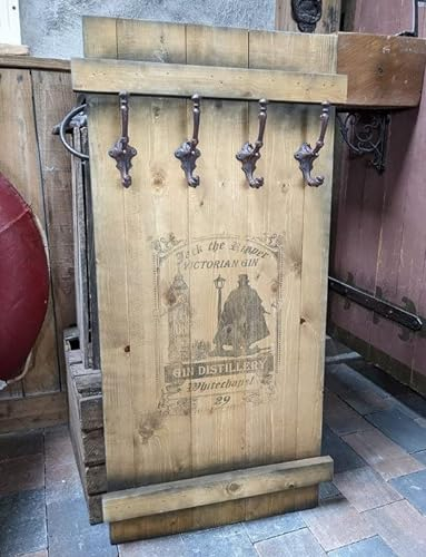 GARDEROBE WANDGARDEROBE JACK THE RIPPER GIN LANDHAUSSTIL HOLZ FRACHTKISTE NEU ANTIK STIL