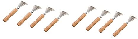 LALAFINA 2sets Cleaning Brush for Hair Removal Hair Brush Comb Cleaner Home and Salon Cleaning Tool 4pcs*2