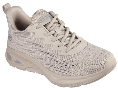 Skechers Sleek Waves, Bobs Unity-Olas Elegantes Mujer, Tan Engineered Knit, 39 EU