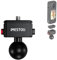 iMESTOU Support pour Caméra d'action avec vis 1/4 pour Caméra d'action Insta360, avec Rotule de 2,5cm Ajustable à 360°, Convient pour RAM 1 Ball Supports pour Téléphone de Vélo
