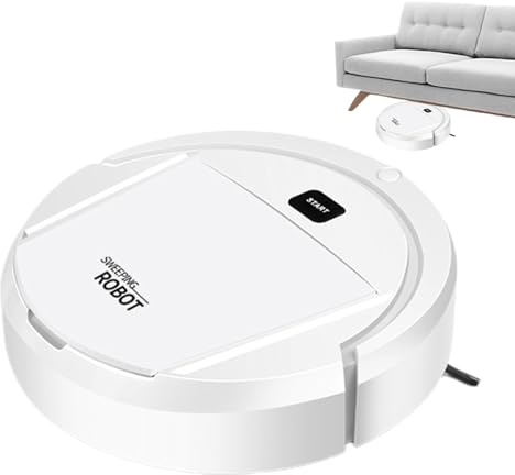 Toseky Vacuum Robot Cleaner | Cordless Robotic Cleaner With 1000Pa Suction - Household Cleaning Robot For Wood Floors, Ceramic Tiles, Carpet, Marble, Under Sofa