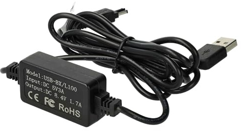 vhbw USB Netzteil kompatibel mit Sony Handycam CCD-TRV36 | CCD-TRV338, CCD-TRV41, CCD-TRV408E, CCD-TRV318, CCD-TRV328 Kamera, Digitalkamera