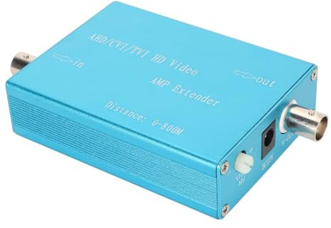 Amplificador de Señal 1080P, Amplificador de Señal de Antena de TV Digital Compatible con Señales AHD, CVI, TVI, Extensor de Señal de Definición sin Pérdidas de hasta 2624,7 Pies