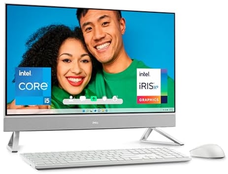 Dell Inspiron 7730 All In One 27 Pantalla FHD, Intel Core i5-1334U, RAM DDR4, SSD de 512 GB, Intel Iris Xe Graphics, Windows 11 Home - Funda blanca