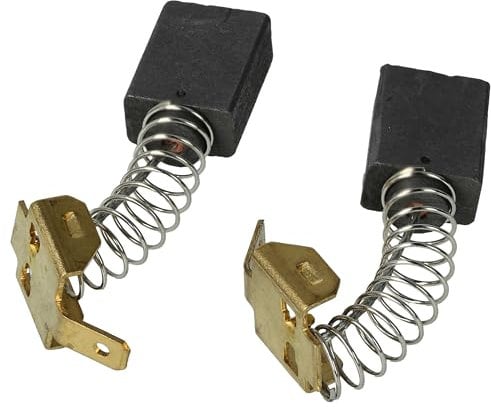 vhbw 2x balais de charbon 7,25 x 12,5 x 16,3 mm compatible avec Bosch GKS 85 G 3 601 E7A 900 outil électrique + ressort