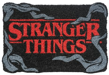 Felpudo Stranger Things - Felpudo Entrada casa Originales, Felpudo Friki : Tapete Entrada casa, Decoracion hogar | Alfombra Entrada casa de Fibra de Coco Antideslizante e Impermeable (40x60cm)