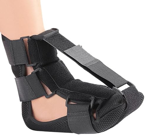 Huvqianu Adjustable Leg Support Brace, Adjustable Foot Support Orthosis, Comfortable Night Splint For Achilles Tendinitis, Segmented Adjustable Support, Foot Splints For Plantar Night Men And Women