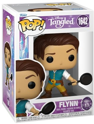 Funko POP! Disney: Tangled - Flynn Rider | Offizielles Cartoon/Animation Merch - Vinyl Sammelfigur als Regal Deko - Geschenkidee zum Geburtstag für Fans und Sammler