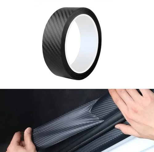 1 Roll 3M 3D Black Vinyl Wrap 5CM Carbon Fiber Viny Adhesive Wrap Sheet Roll for Car