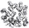 ikasus 20Pcs M14x1.5 Alloy Wheel Nuts 21mm Hex Taper Washer Replacement for Ford Transit Custom 12-20