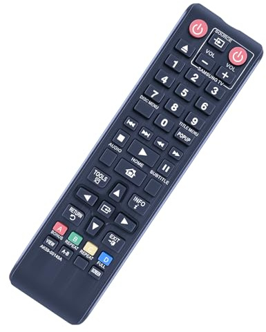 CLVIZCXOM AK59-00149A Fernbedienung Kompatibel mit Samsung BD-F5100 Player | Kompatibel mit BD-FM51 BD-FM57C BD-H5100 BD-H5900 BD-JM57 Player