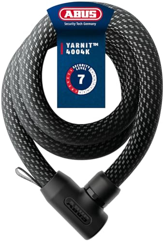 ABUS Kettenschloss YARNIT 4004K, Länge 140 cm, schwarz