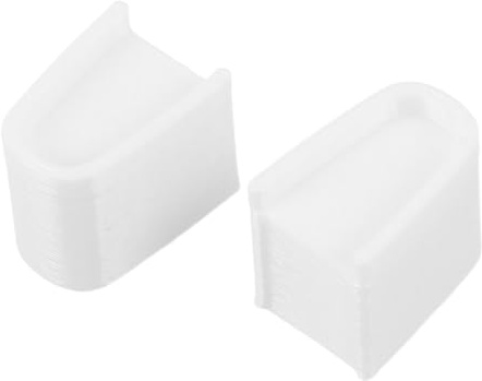 Gatuida 2pcs White Dimmer Replacement Knobs for Wall Switches, Sliding Light Dimmer Switch Knob Compatible with Universal Wall Dimmers, Decorative Ceiling Lamp Dimming Control for Living