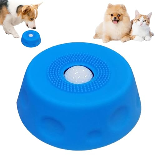 Juguete Interactivo para lamer para Perros, Comedero para Perros con Bola, alimentación Lenta para lamer, Comedero Lamer para Mascota, Cuenco para Lamer Perros, Dog Lick Bowl, para Perros y Gatos