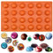 FUNSHOWCASE Moule en silicone 24 cavités en forme de dôme hémisphère