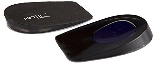 2 Pair Bodytec Wellbeing Fast Heel Pain Relief Plantar Fasciitis Heel Cushion Gel Soft Heel Support Pad (4-7, T Bone)