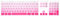 HRH Ombre Pink Silicone Keyboard Skin Cover for iMac Wired USB Full Size Keyboard with Numeric Keypad A1243(G6 MB110LL/B and MB110LL/A)