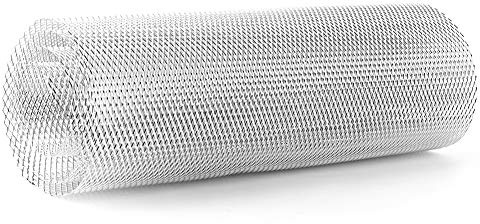 Parrilla de Malla de Coche, 3x6 mm Aleación de Aluminio Parrilla de Coche Malla Hoja Rejilla Cuerpo Parachoques Rhombic Grill Universal