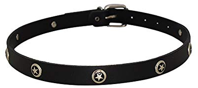DayneQ Western-Lederhutband Hutband aus Leder für Cowboyhüte & Westernhüte -LK-165-Schwarz