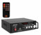 Fenton AV344 Hi-Fi Stereo Amplifier with Karaoke Mode, Bluetooth, USB MP3 Music Media Player, Battery or Mains Powered 2-Channel