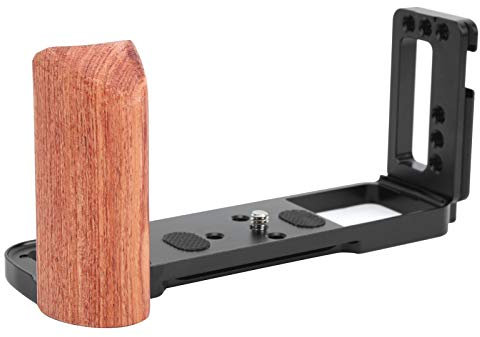 Akozon Kamera Schnellwechselplatte, L-Schnellwechselplatte, QR-Platten-Kamerahalter Kamera-Handgriff Aluminiumlegierung Horizontal Vertikal Schnellwechsel-L-Plattenhalterung für Fujifilm GFX 50R