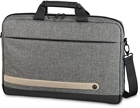 Hama Laptop Tasche Terra bis 13.3 Zoll (Notebook Tasche für Laptop, Tablet, MacBook, Chromebook bis 34 cm 13,3 Zoll, Umhängetasche als Arbeitstasche oder Schultasche für Herren und Damen) Grau