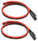 dstfuy SAE Anschluss,SAE Verlängerungskabel,10 AWG Solarpanel SAE Stecker mit 1 FT 2Pin SAE Schnellanschluss für Tender Motorrad Autos Traktor. (2Pack 30CM)