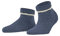 ESPRIT Damen Stoppersocken Cozy W Hp Wolle rutschhemmende Noppen 1 Paar, Blau Light Denim 6660, 39/42 EU