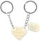 NumeroPhi Porte-clés pour Couples Originaux | Briques Authentiques | Crémaillère Nouvelle Maison | Briques de Construction originales | Idée Saint Valentin Anniversaire Voiture Puzzle