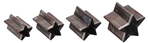Ensemble de Poinçons en Cuir 4 Pièces Différentes Tailles Moule de Coupe Pointu Haute densité Forme Exacte pour le Bricolage