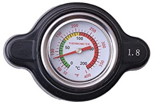 OCESTORE Tappo radiatore ad alta pressione con indicatore di temperatura, 1,8 bar, per TRX450R Rancher 420 TRX420 CR125R CR250 CR500R CR80 CR85 CRF250L CRF450R