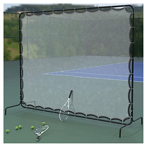 REOTEL Deluxe Rebound-Tennisnetz (9x7 ft), Tennisnetz, Rebound-Übungswand für Tennisschläger Sport Ball Pickleball, Tennis Backboard Netz für Tennisplatz Hinterhof Outdoor Training