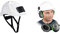 Portwest PB55 Endurance White Vented Safety Helmet with Visitor Badge Holder & Casque antibruit 3M™ PELTOR™ Série X, référence X1P3, 26 DB, Vert