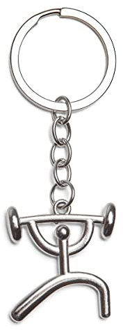 DonJordi Schlüsselanhänger Gewichtheber - das ideale Geschenk für alle Sportler