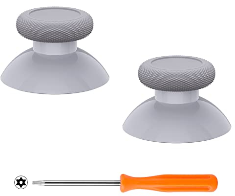 eXtremeRate Thumbsticks für Xbox Series X/S Controller,für Xbox One Standard/X/S/Elite 1,Analog Stick Joystick Joy-Sticks Analogsticks Aufsätze Zubehör-Neue Hoffnung Grau