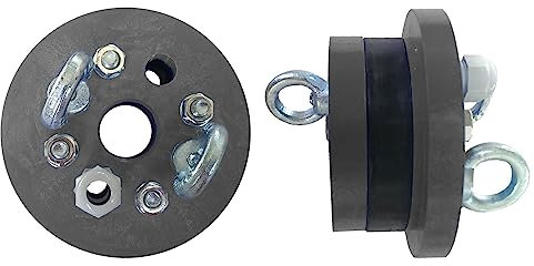 IBO Brunnenkopf 110/32 mm Brunnendeckel für 4.1/2 Zoll Brunnenrohr Gusseisen für Tiefbrunnen Unterwasserpumpen Schachtkopf Brunnenabschluß Brunnendeckel Brunnenabdeckung Tiefbrunnenpumpe