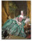 XGMDZRT Rokoko-Wand Bilder Reproduktion für Wohnzimmer. François Boucher: Madame de Pompadour. Weltberühmtes Gemälde Leinwand Poster 90x120cm nur Leinwand