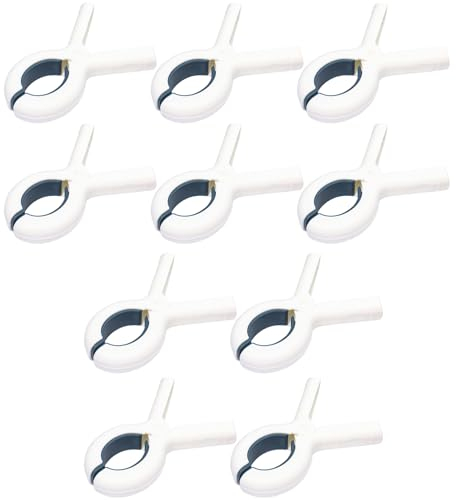Qaziuy 10 Stück Große Badetuch Klammern Kunststoff Handtuch Klammern Winddicht Strandtuch Clips Wäscheklammern Große Handtuchklammern für Strandliegen Garten Pool Tägliche Wäsche und Bettwäsche
