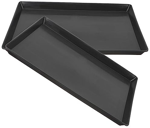 BESPORTBLE 2pcs Pet Tray for Small Animals Stain and Odor Resistant Bottom Tray for Birdcages Dog Crates and Bunny Pens Easy to Clean and Maintain