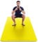 Große Trainingsmatte von Karma Fitness – Extra breite und extra dicke Yogamatte (183 cm x 80 cm x 10 mm), TPE-Fitnessmatte mit kostenlosen Tragegurten, perfekt für HiiT-Heimtraining und Pilates „STAR